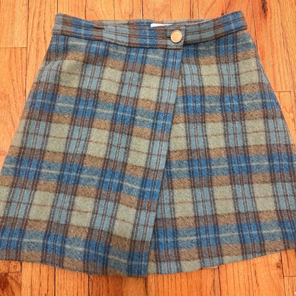 Sandro Virgin Wool Knee-Length Skirt